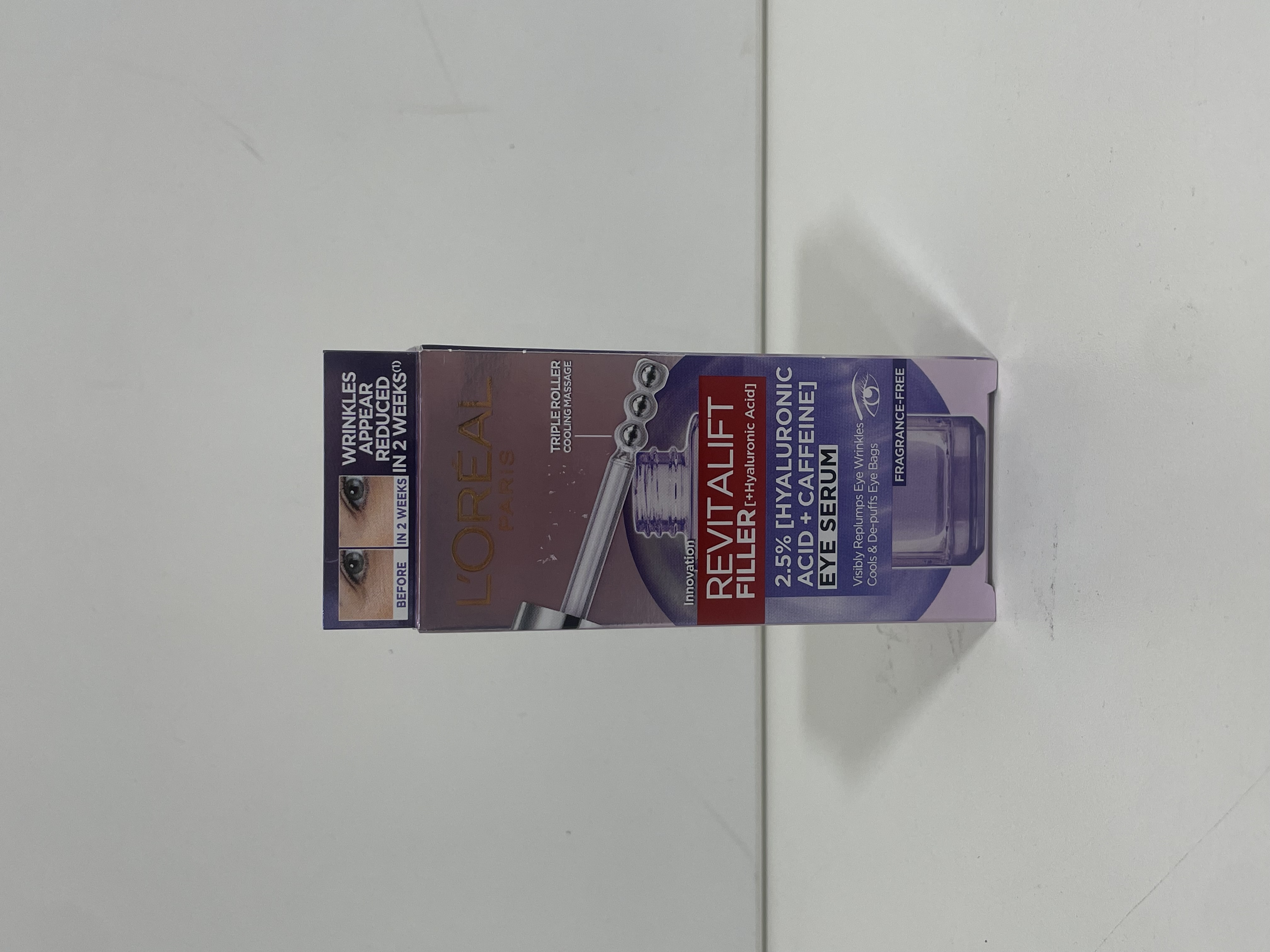 L’Oréal Revitalift Filler 2.5% Hyaluronic Acid and Caffeine Eye Serum - 20ml